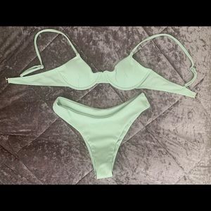 Shein Mint Green Bikini